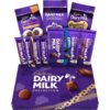 【New Users Only】Cadbury Dairy Milk Big Night In Chocolate Hamper, Gift Box of 10 Assorted Bars and Bags, 1.04 Kg Bulk Box, Selection